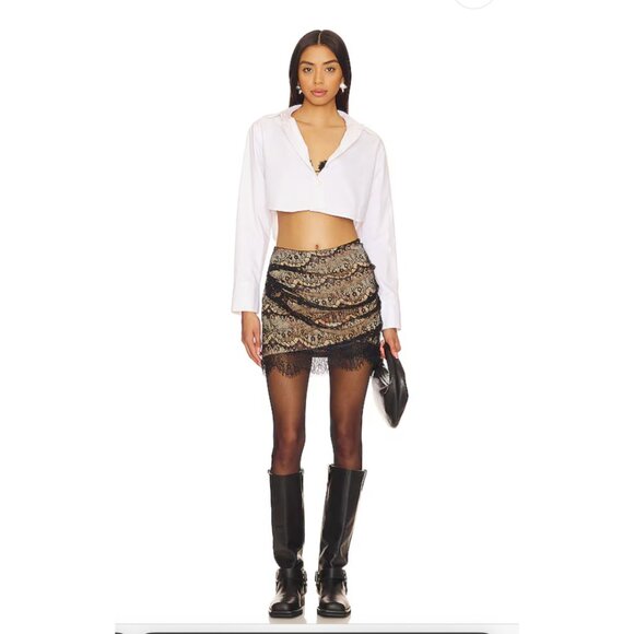 Free People Zoey Lace Mini Size 4 Small NWT - Picture 1 of 7
